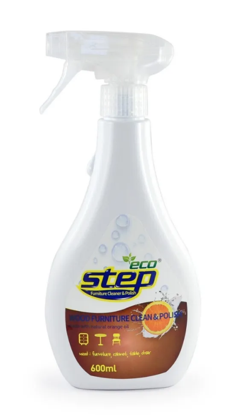 Средство для чистки мебели. KMPC Orange Power Furniture & Leather protect Cleaner. Спрей KMPC Orange Step для стекол с апельсиновым маслом. Оранж Пауэр моющее средство.