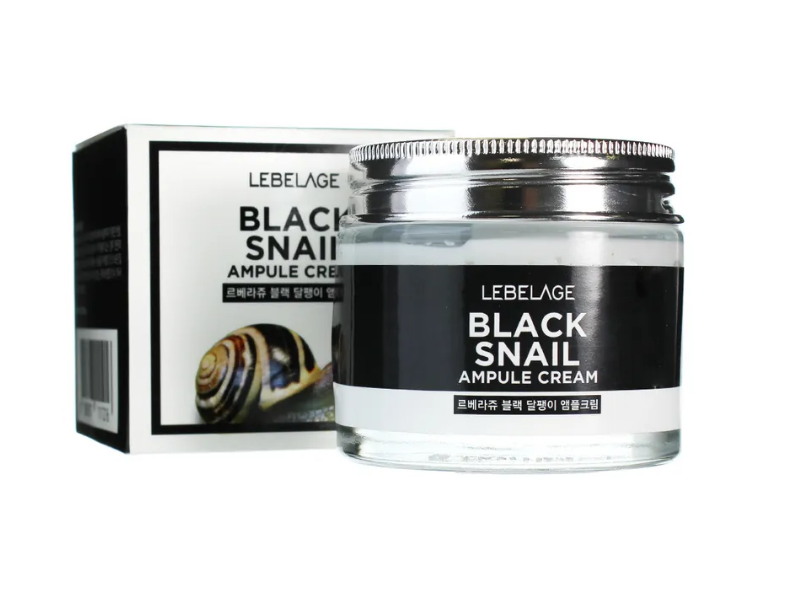 Крем Black Snail Ampoule Cream. Lebelage Black Snail Ampoule Cream. Lebelage крем для лица с муцином черной улитки Black Snail ampule Cream. Lebelage Lebelage Black Snail ampule Cream, 70ml 3 it.