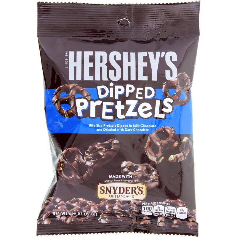 Hershey's Dipped Pretzels 120гр. Американский шоколад Hershey's. Батончик Херши. Reese's Dipped Pretzels 120гр. Шоколад hersheys купить