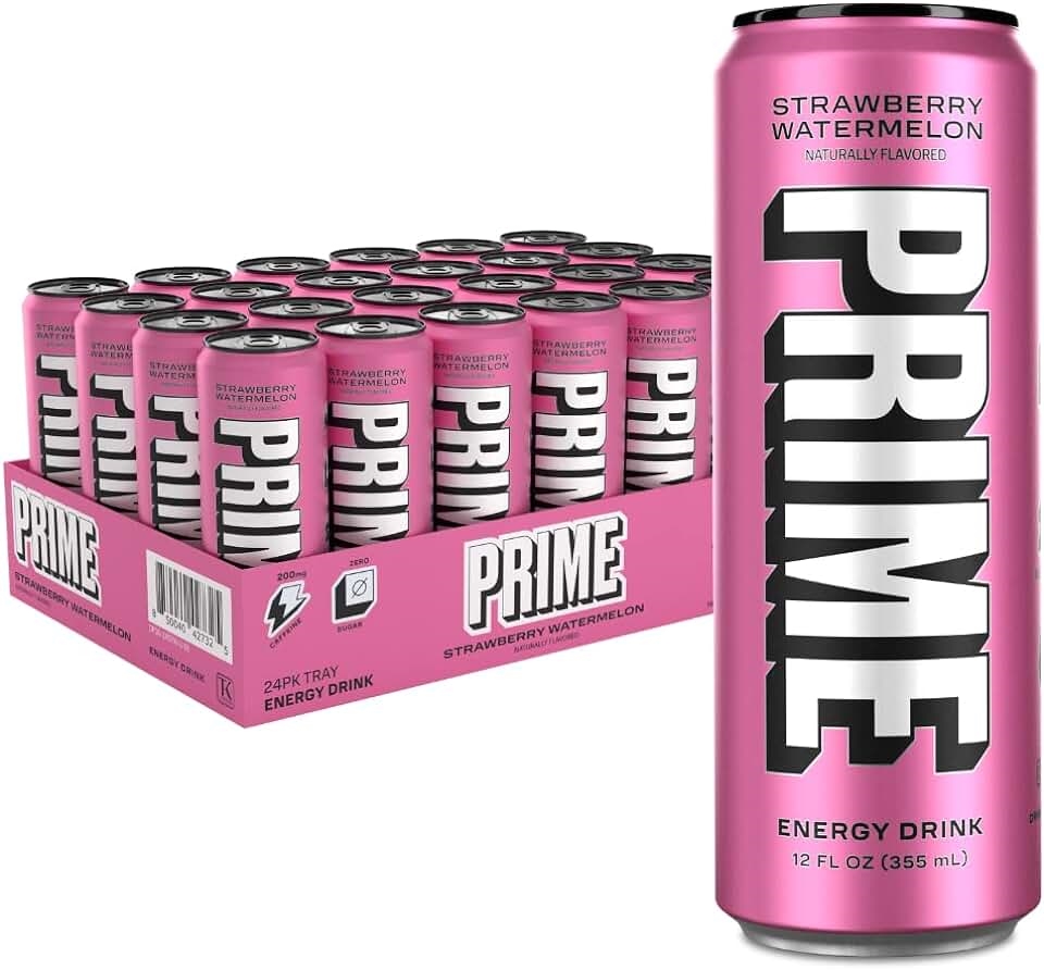 🍭Sweet-lavka - PRIME ENERGY DRINK STRAWBERRY WATERMELON напиток  энергетический 330мл