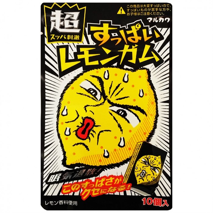 Marukawa жевательная резинка со вкусом кислого лимона 41,5 гр - фото 34567
