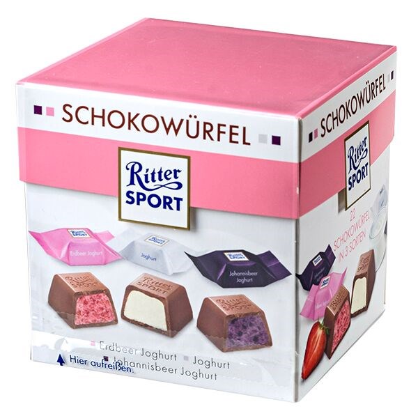 Ritter Sport Joghurt Mix шоколадные батончики йогурт 176 гр - фото 34576
