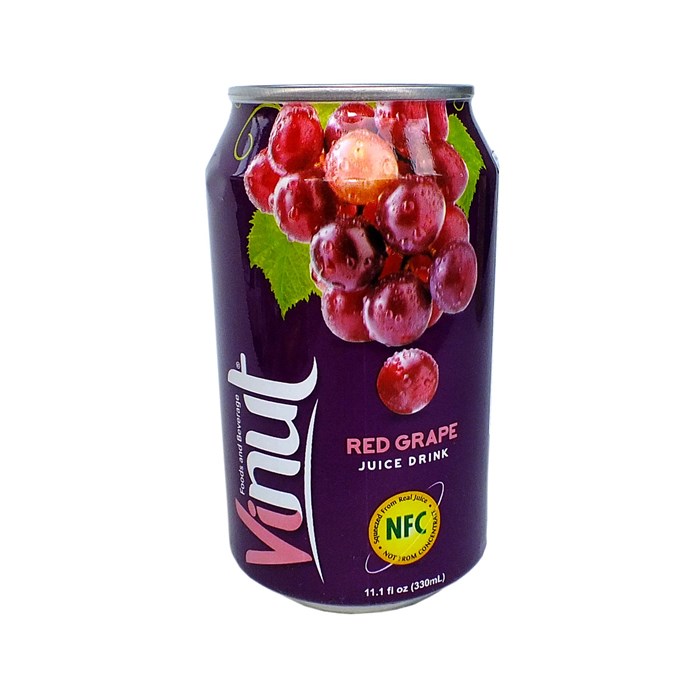 Vinut Red Grape сокосодержащий со вкусом красного винограда 330 мл - фото 34589