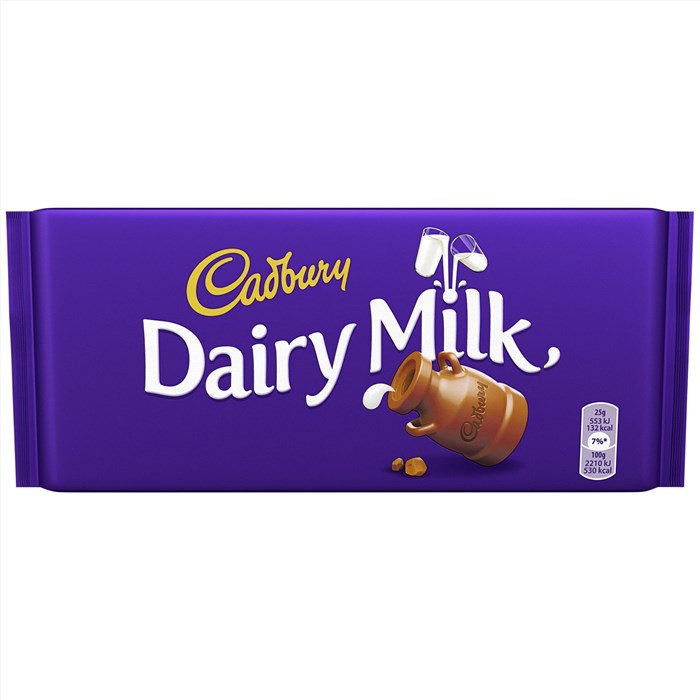 Cadbury Dairy Milk молочный шоколад 100 гр - фото 34709
