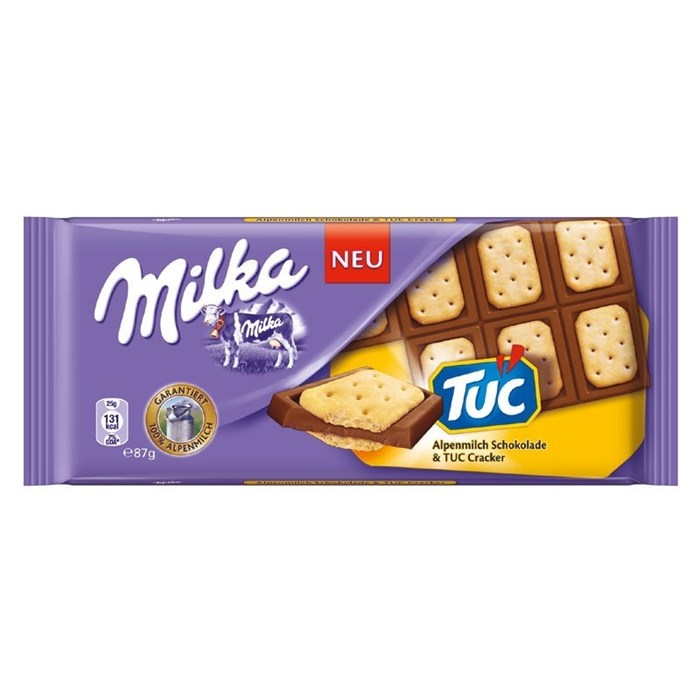Milka Tuc плитка шоколада милка с тук 100 гр - фото 34726