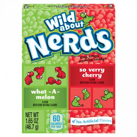 Nerds Wonka Wild Cherry Watermelon жев. конфета 47 гр - фото 34727