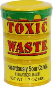 Toxic Waste Yellow Candy желтая банка 42 гр - фото 34732