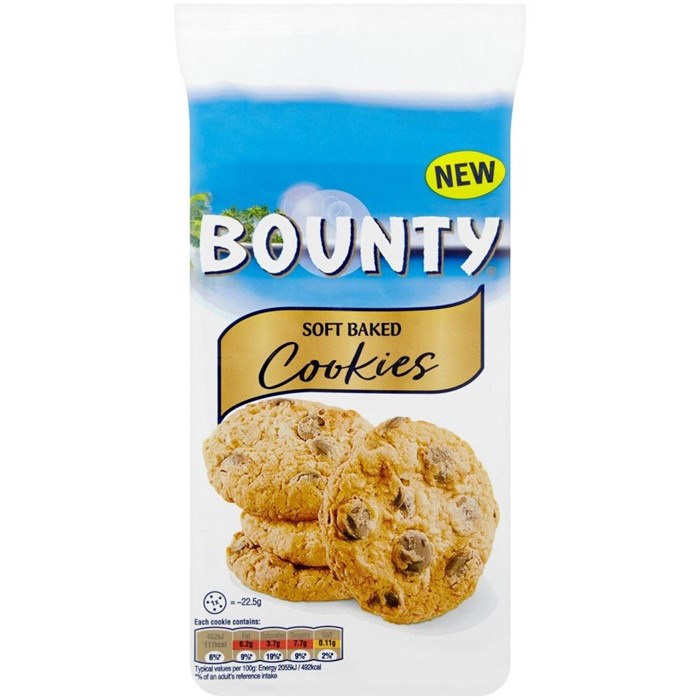 Bounty Soft Baked Cookies печенье бисквитное 180 гр 902431/907661 - фото 34750