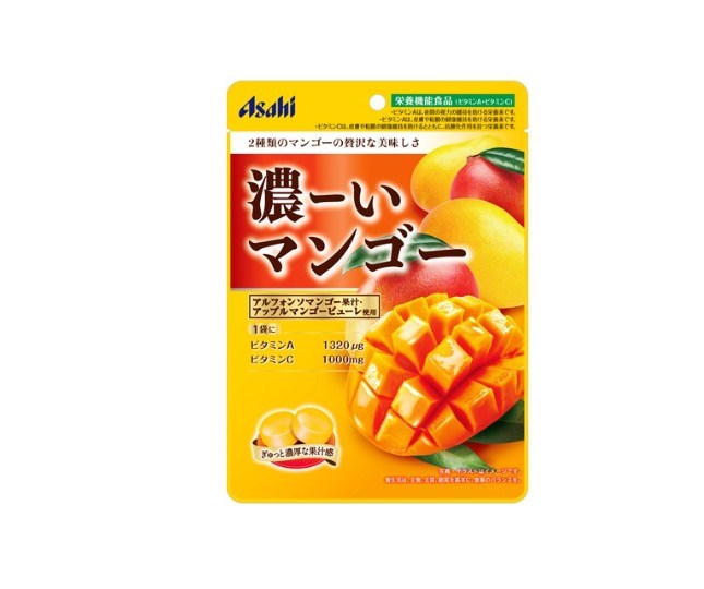Asahil леденцы с пюре из манго с витаминами 88 гр - фото 34774