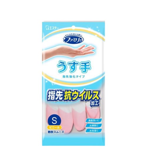 ST Family Vinyl Glove Anti-virus Processing Перчатки виниловые для хозяйственных нужд размер S 722389 - фото 34802