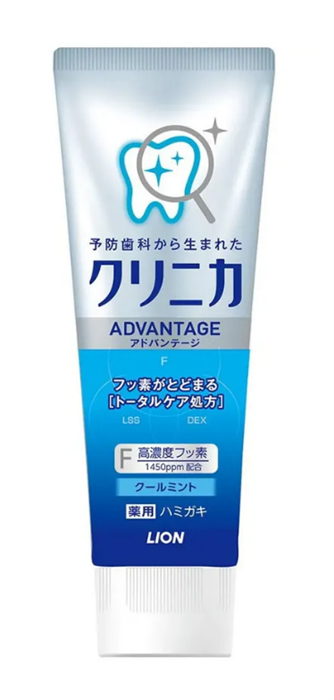 Lion Clinica Advantage Toohtpaste Cool Mint Зубная паста комплексного действия 130 гр - фото 34869