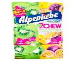 Alpenliebe 2 Chew Kiwi&Passion Fruit жевательная конфета со киви 227,5 гр - фото 34944