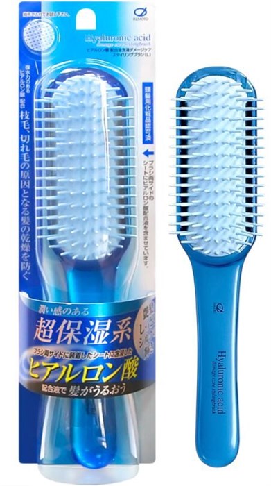 Ikemoto Hyaluronic Acid Damaqe Care Brush щетка для ухода и восстановления поврежденных волос с ги 106152 - фото 35019