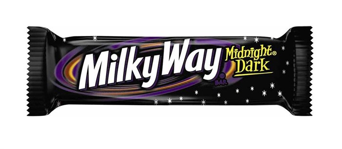 Milky Way Midnight Dark горький шоколад 49 гр - фото 35070