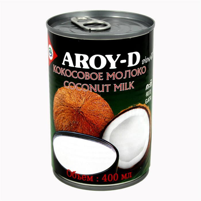 AROY-D Кокосовое молоко жирность 60 % 400 мл - фото 35116