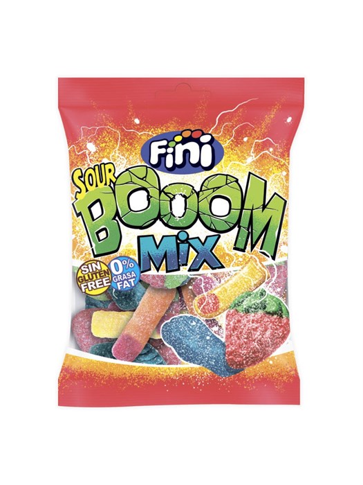 FINI Sour Boom Mix жевательный мармелад 100 гр 256950 - фото 35194