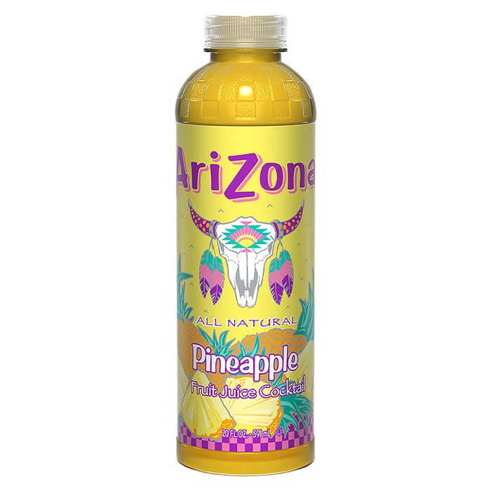 Arizona Pineapple напиток сокосодержащий со вкусом ананаса 591 мл 756659 - фото 35232