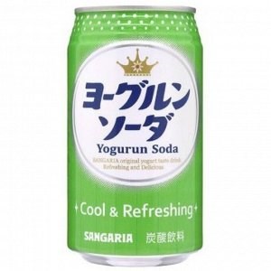 Sangaria Yogurun Soda напиток безалкогольный газированный 350 мл - фото 35288