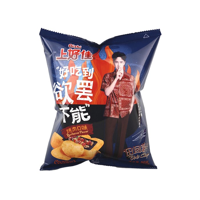 Oishi чипсы барбекю 50 гр - фото 35517