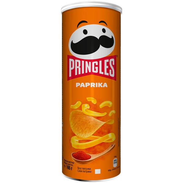 Pringles Paprika чипсы 165 гр 89069 - фото 35523