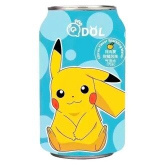 Qdol Pokemon газированный напиток со вкусом цитруса 330 мл - фото 35572