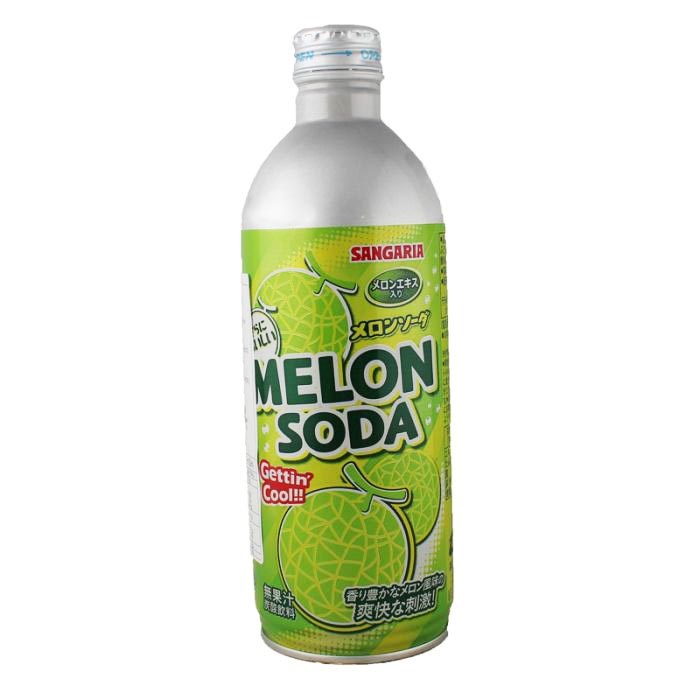 Sangaria Melon Soda напиток со вкусом дыни 500 мл - фото 35573
