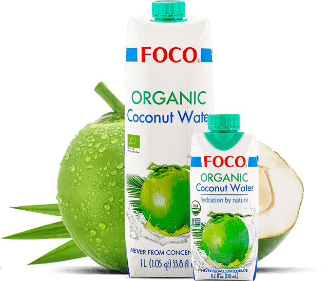 FOCO Organic кокосовая вода 1000 мл - фото 35636