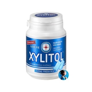 Lotte Xylitol Fresh Mint жев. резинка со вкусом свежей мяты 58 гр 610628-1 - фото 35639