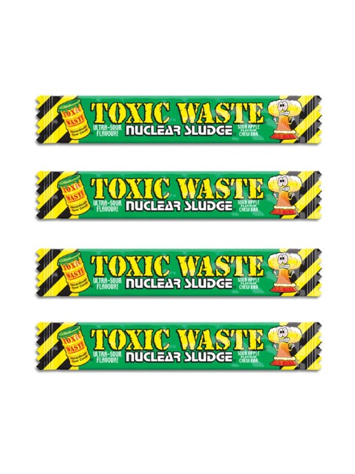 Toxic Waste Nuclear Apple жев. конфета со вкусом яблока 20 гр - фото 35662