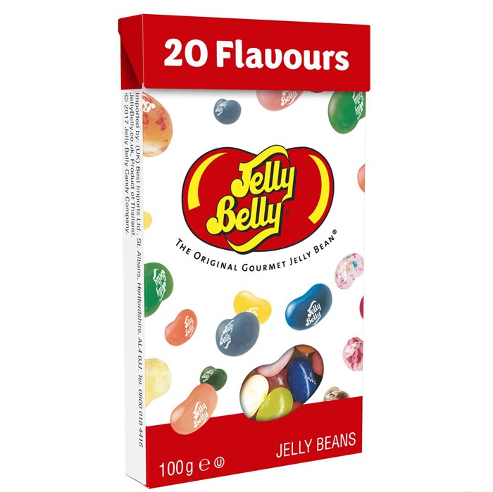 Jelly Belly 20 Flavours жевательное драже ассорти 20 вкусов 100 гр - фото 35743