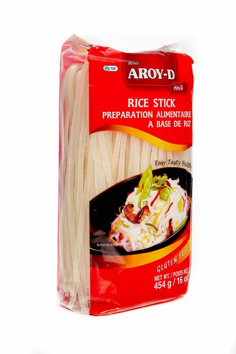 Aroy-D Rice Stick рисовая лапша 5мм 454 гр - фото 35755