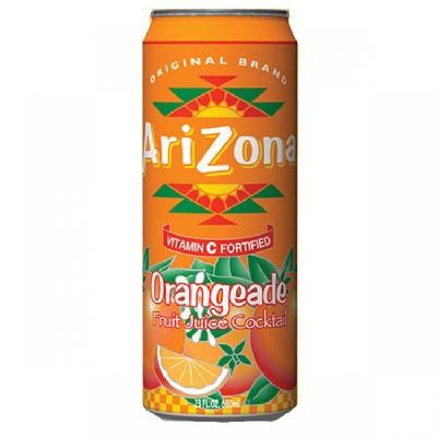 Arizona Orange Natural Vitamin Cнапиток чайный апельсин с витамином С 650 мл - фото 35787