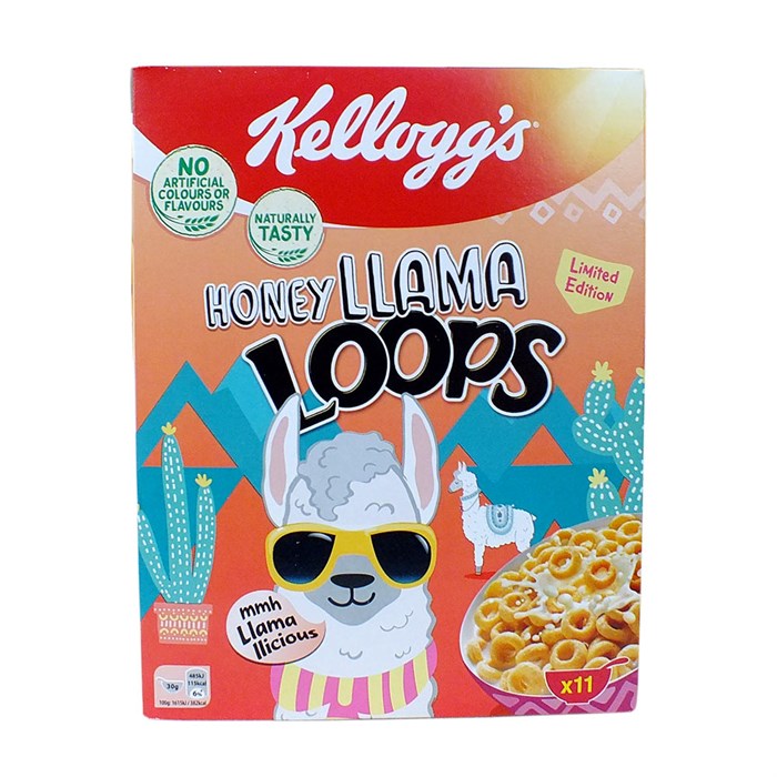Kellogg's Honey Llama Loops сухой завтрак 330 гр - фото 35817