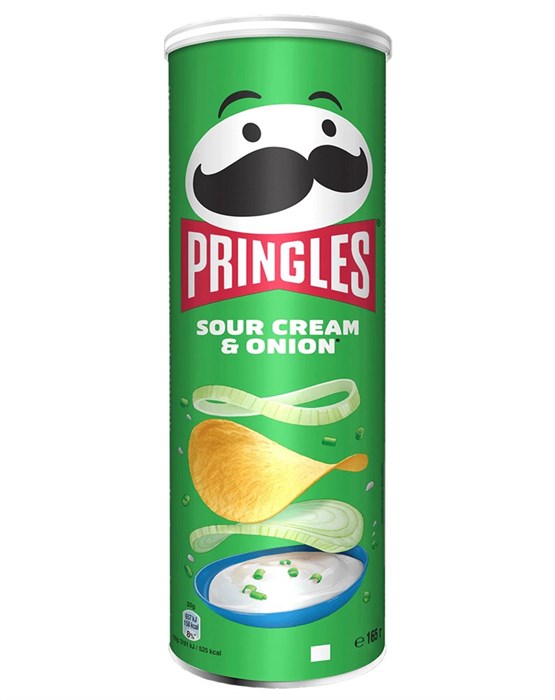 Pringles Sour Cream&Onion чипсы 165 гр - фото 35823