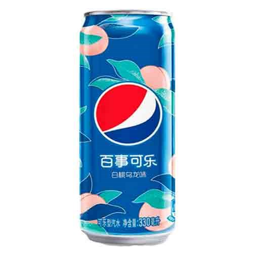 Pepsi газированный напиток персик/улун чай 330 мл - фото 35845