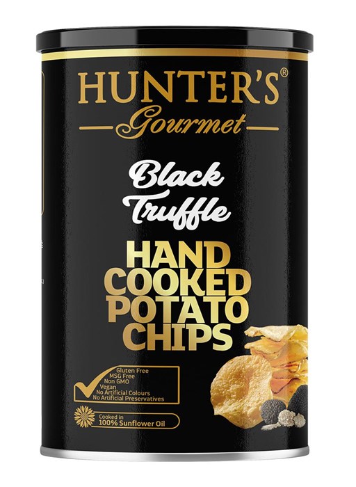 Hunter`s Gourmet Black Truffle чипсы Хантерс Гурме Черный трюфель 150 гр 92931 - фото 36105