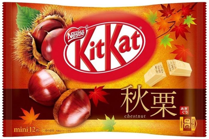 Kit-Kat японский кит-кат со вкусом каштана 140 гр 93467 - фото 36235