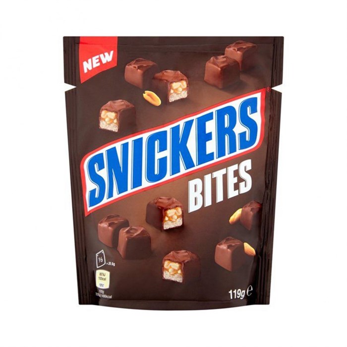 Snickers Bites мини ботончики сникерс 119 гр 93507 - фото 36255