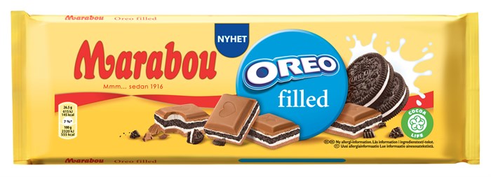 Marabou Oreo Filled шоколад 320 гр - фото 36383