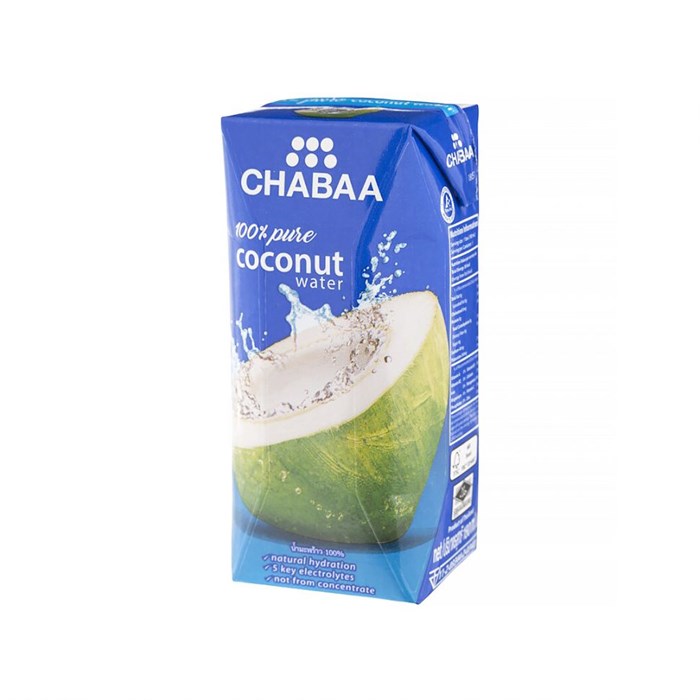 Chabaa Coconut Water вода кокосовая натуральная 180 мл 94053 - фото 36426