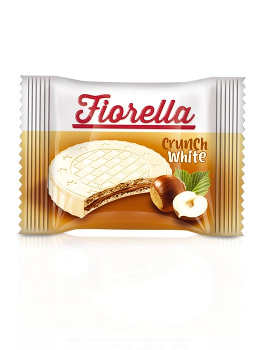 Fiorella вафли в белом шоколаде 20 гр - фото 36459
