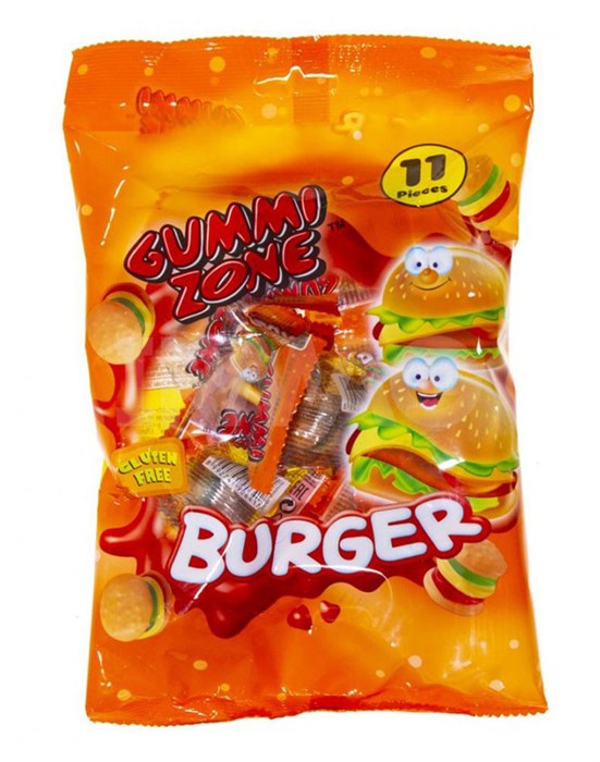 Gummi Zone Burger Мармелад мини бургер 99 грамм - фото 36473