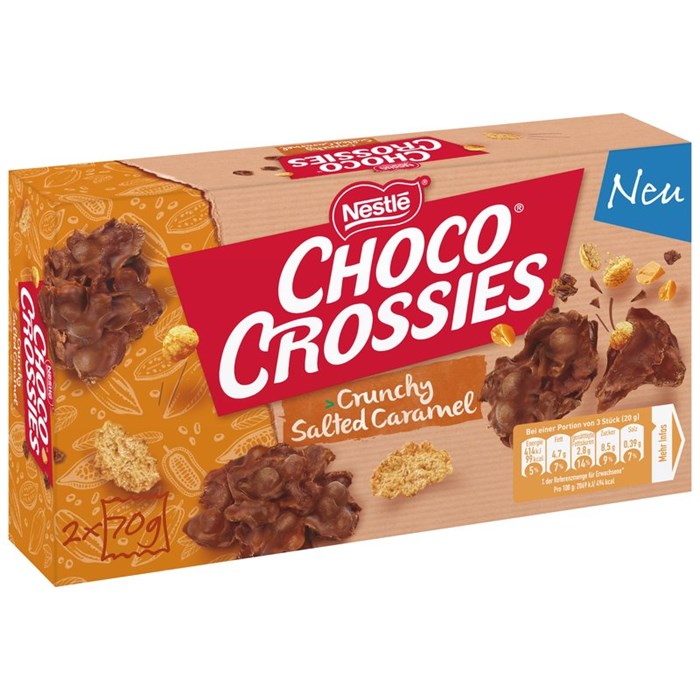 Nestle Choco Crossies Salted Caramel конфеты 150 гр 375060 - фото 36516