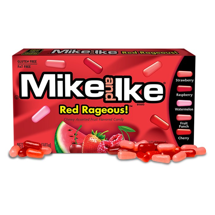 Mike and Ike Red Rageous жевательные конфеты 141 гр - фото 36530