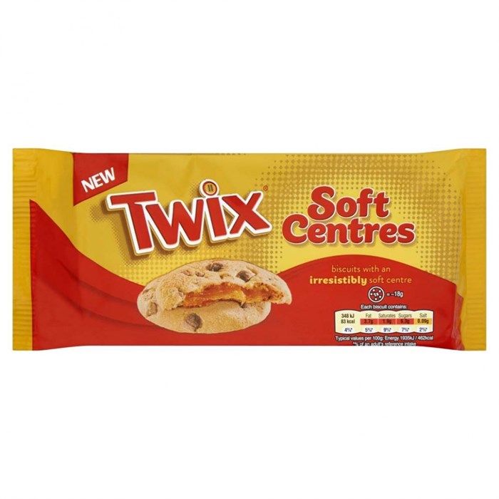 Twix Soft Centres печенье твикс с карамельной начинкой 144 гр - фото 36551