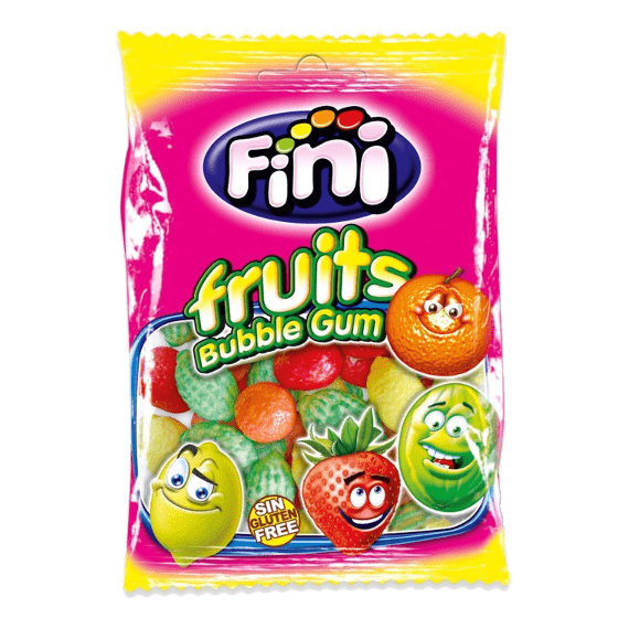 FINI FruitsBubble Gum жев. резинка Фруктовый салат 90 гр - фото 36670