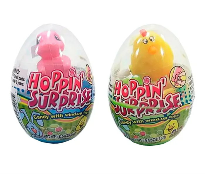 Kidsmania Hoppin Surprise сюрприз в яйце и конфеты 15 гр - фото 36698