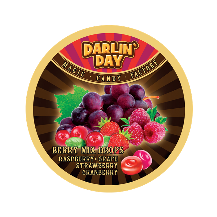 Darlin Day Berry Mix карамель леденцовая 180гр - фото 36754