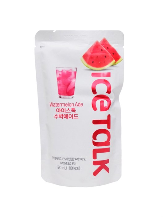 Ice Talk Watermelon напиток со вкусом арбуза 190 мл - фото 37334