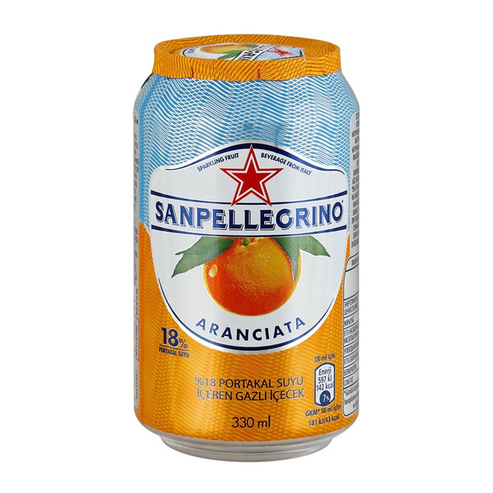 Sanpellegrino Aranciata Amara напиток газированный горький апельсин 200 мл - фото 37429